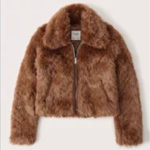 A&F Faux Fur Jacket